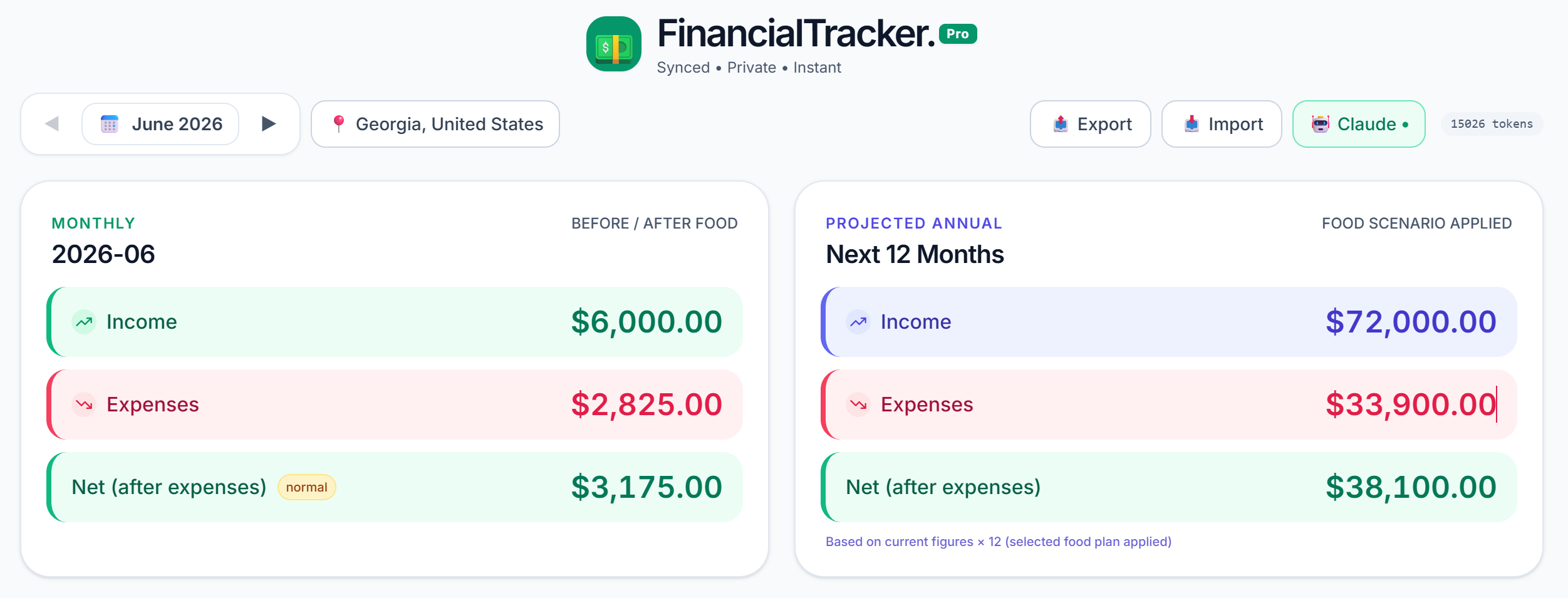 Financial Tracker